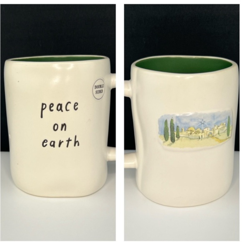Rae Dunn - 3/$48 - ‘Peace on Earth’ ceramic mug. NWT Firm!